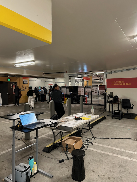 Mobile Live Scan fingerprinting for a large group onboarding event in Los Angeles