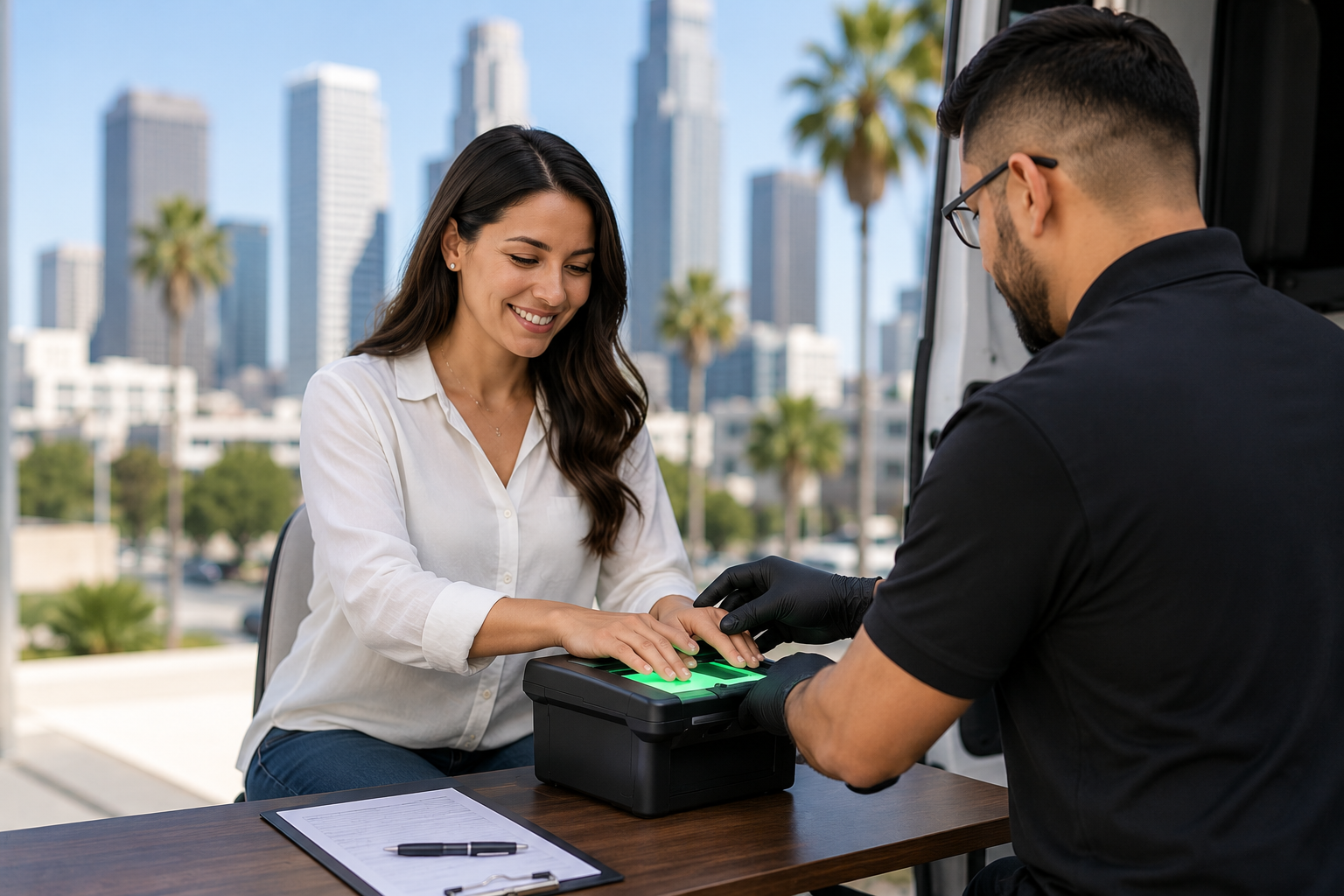 Los angeles mobile finger prints